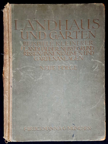 Landhaus Und Garten. Hermnann Muthesius. Año 1919. 50n 409