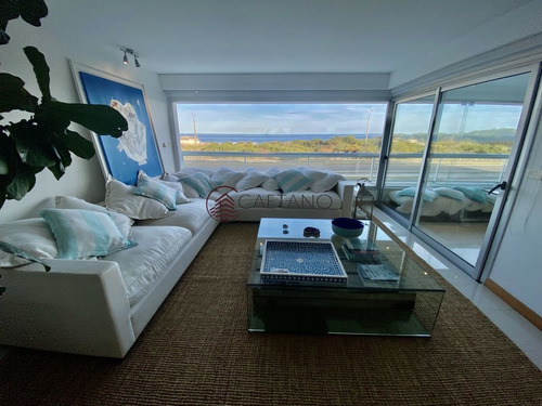 Imagen 4 de 27 de Semipiso En Primera Fila Playa Brava, Edificio Índigo. - Punta Del Este Rincón Del Indio
