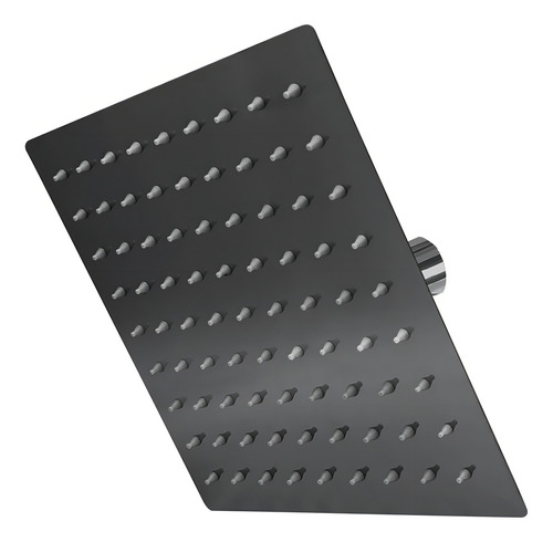 Regadera Cuadrada 8pul Maxflu 16100 Negro Mate