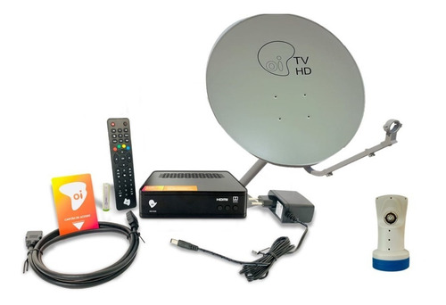 Receptor Oi Tv Antena Ku 60cm Logo Oi Com Lnbf