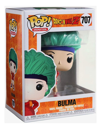 Boneco Funko Pop Dragon Ball Z Bulma Afro 707