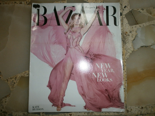 Revista Harper´s Bazaar January 2016 Kate Hudson Elle Vogue