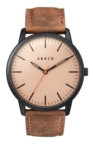 Imagen 2 de 6 de Reloj Ábaco - Original - Tesla Sepia + Mesh Negra