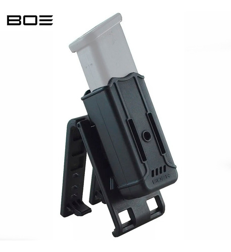 Imagen 4 de 10 de Porta Cargador Táctico Polimero Boer Molle Universal Clip