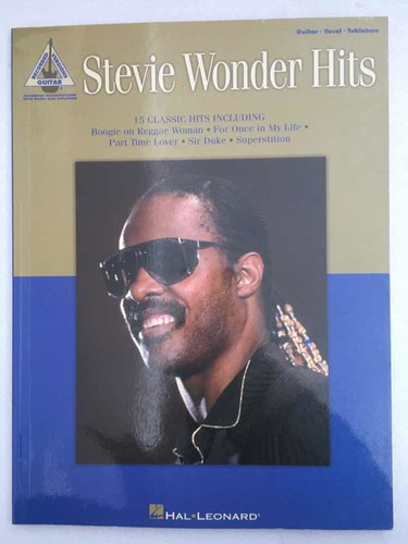 Stevie Wonder Hits. Guitar Recorded Versions. Hal Leonard Co