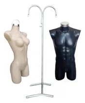 Comprar Exhibidores Torso D Hombre Mas Torso De Mujer Mas Base Doble
