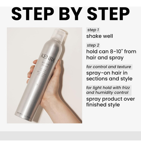 Kenra Design Spray 9 | Laca De Fijación Ligera | Controla El