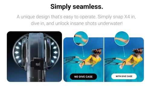 Insta360 Estuche De Buceo Invisible X4 Resistente Al Agua