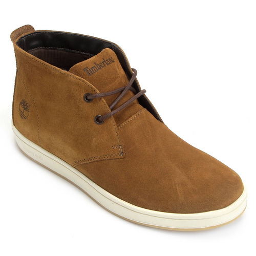 Bota Timberland Plain Toe Suede Brown Masculino Original