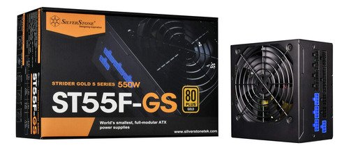 Fonte De Alimentação Silverstone Technology 550w 80 Plus Gol