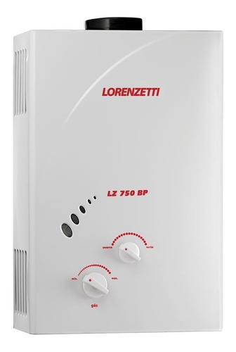 Aquecedor A Gás Gn Lorenzetti Lz 750bp Branco