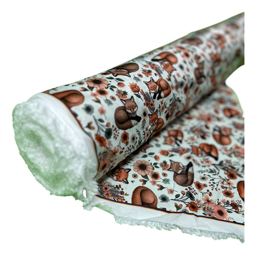 Tela Antidesgarro Con De Animales 1,50 Ancho X 1 Metro Lar Estampa Diseño 1