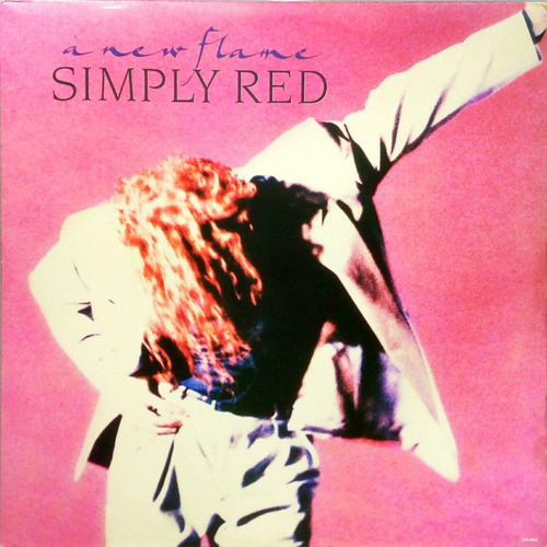 Simply Red Lp 1989 A New Flame + Encarte 16176