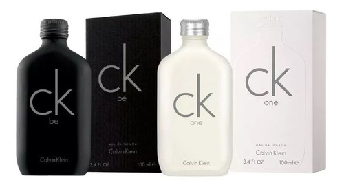 Paquete 2x1 Ck One + Ck Be Calvin Klein Unisex 100 Ml 