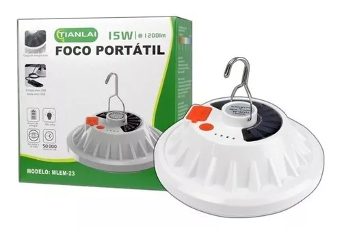 Foco LED Portátil 1w Recargable Magnético MEGALUZ MLEM-27