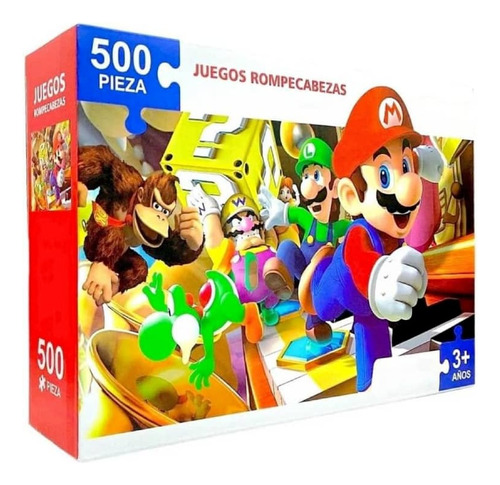 Juegos Rompecabezas Para Niños De Mario Bros 500 Piezas