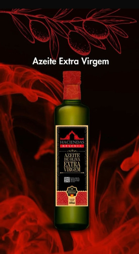 Óleo de extra virgem Haciendas vidro sem glúten 500 ml