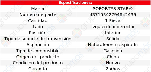 Sop Transmisión Inf S Star K35/k3500 Pp L6 4.1l 69 A 74