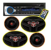 Comprar Kit Parlantes  2 6x9 Mas 2 6* Mas Radio 1 Dim Con Bluettoth