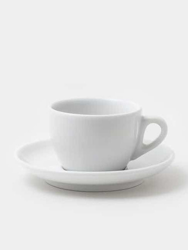 Taza /plato 2 Oz Blanca Ceramica Cafe Pequeño Expresso Kasas