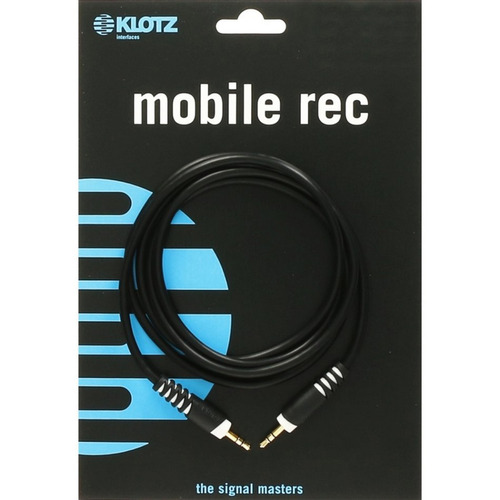 Imagen 1 de 3 de Klotz Mobile Rec Asmm0150 Cable Miniplug Trs De 1,5 Metros