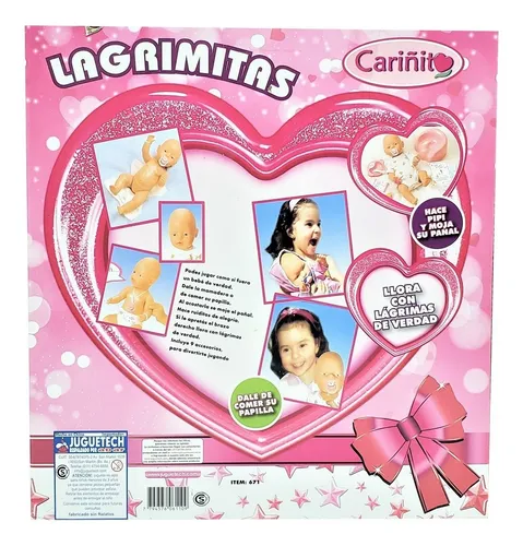 Lagrimitas Cry Llora Real Hace Pipi Y Popo Cariñito Gat 671