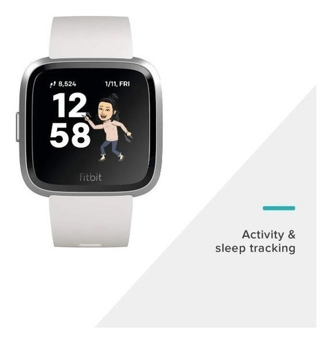 Fitbit Versa Reloj Inteligente Lite Edition, Blanco