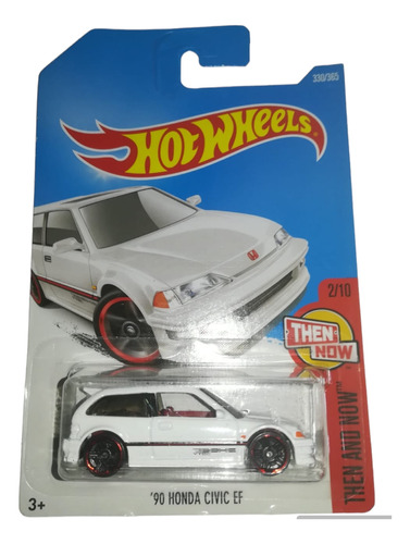 Honda Civic Ef 1990 Blanco Hot Wheels 1/64 