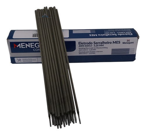 4x Eletrodos De Solda Revestido C/ Aço Modelo: E6013 3,2mm
