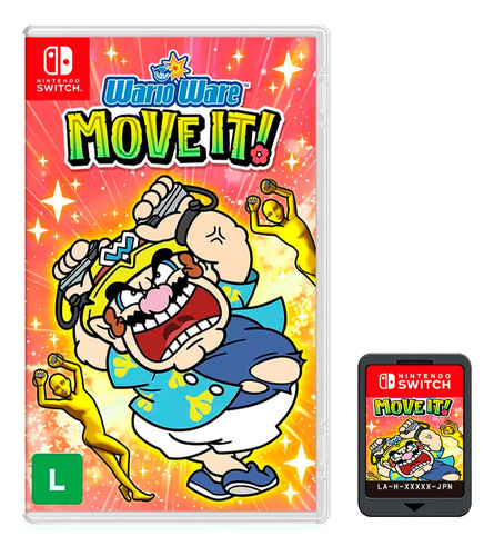 Jogo Warioware: Move It Mídia Física Nintendo Switch