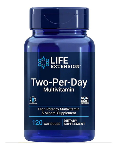 Two Per Day 120caps Life Extension Multivitaminico Importado