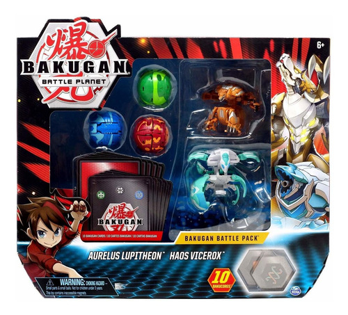 Batalha Bakugan - Aurelus Lupitheon & Haos Vicerox - Sunny