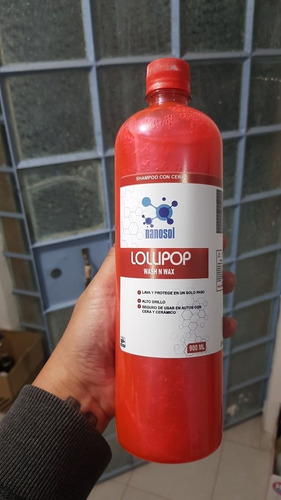 Shampoo Con Cera Para Auto Lollipop 32oz Champú Auto