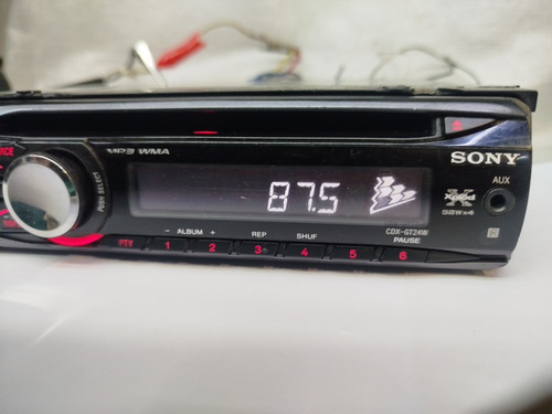 Autoestéreo Sony Cdx Gt24w Cd Mp3 Aux Bt Audio Adaptado