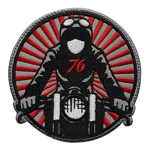 Parches bordados moto sale