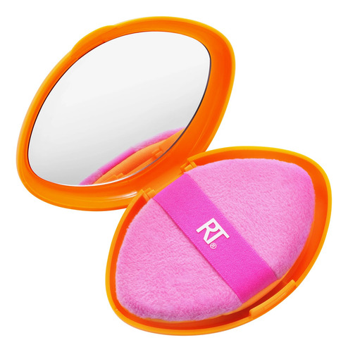 Miracle 2 In 1 Powder Puff + Travel Case Real Techniques