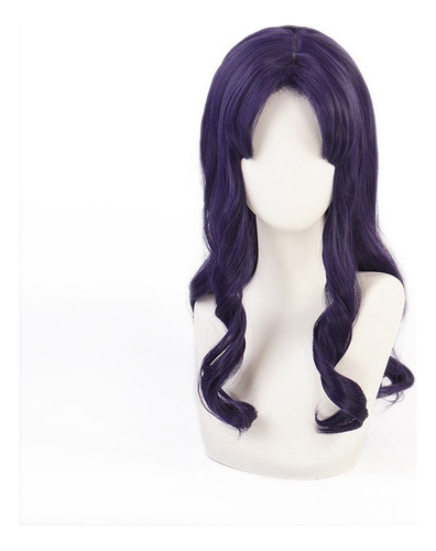 1 Evangelion Eva Misato Katsuragi Cosplay Peluca Pelo 55cm