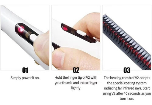 2025 Pente Elétrico 2 Em 1 Para Modelagem De Cabelo,