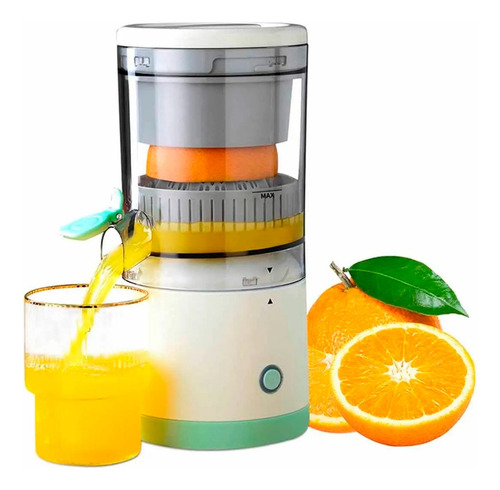 Espremedor De Laranja Eletrinco Recarregavel Sem Fio Portati Cor Verde Frequência 50hz 127/220v