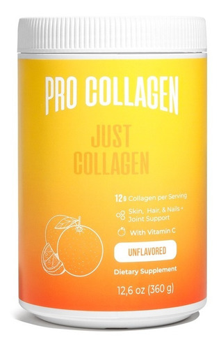 Suplemento en polvo Pro Collagen  Just Collagen 360g colágeno