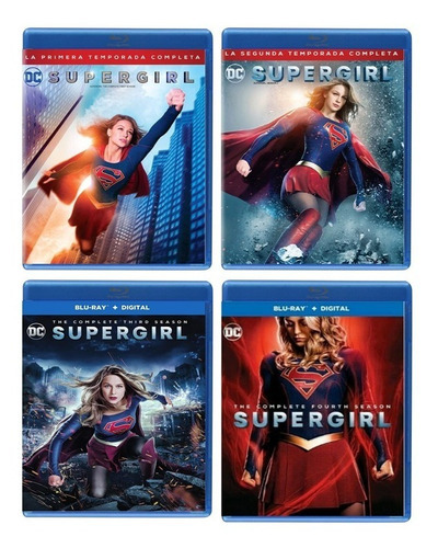 Supergirl Dc Comics Paquete Temporada 1 2 3 4 Blu-ray