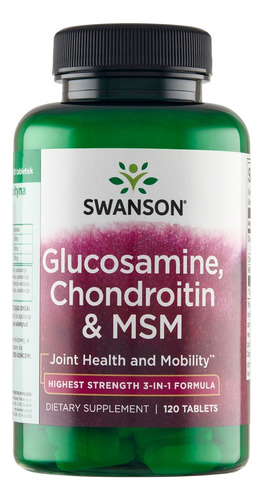 Swanson Glucosamina Codroitina Msm 120tab Tienda 