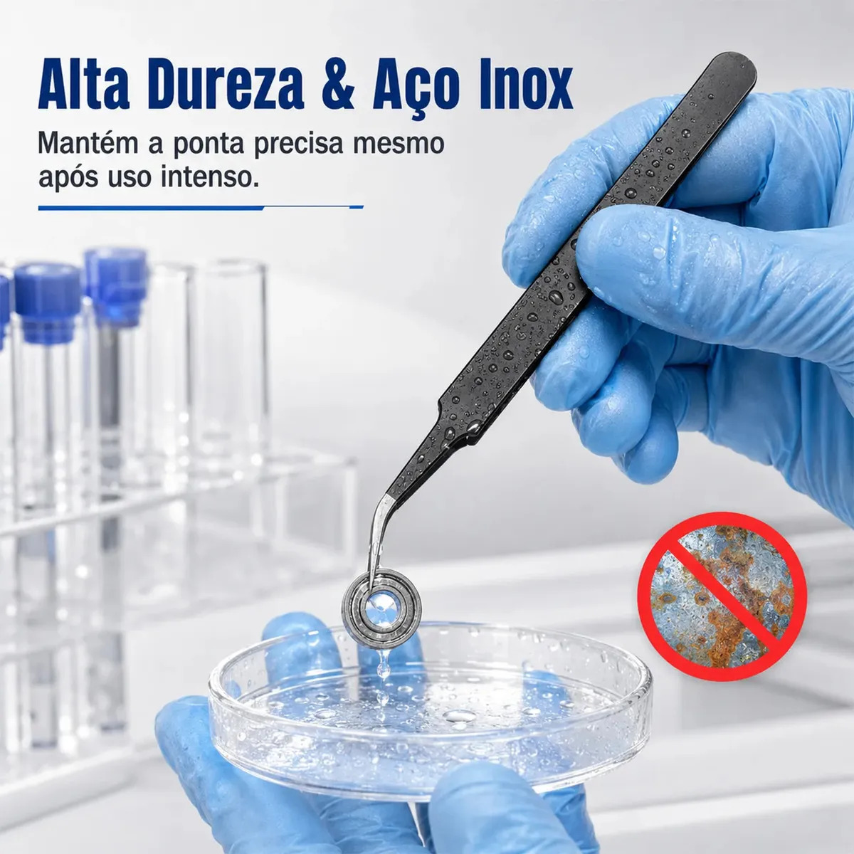 Kit 10 Pinças Antiestáticas Jogojunto ESD Eletrônica Solda 5