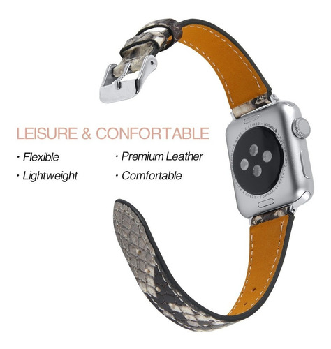 Malla Cuero Appple Watch 38 42mm Unicas!