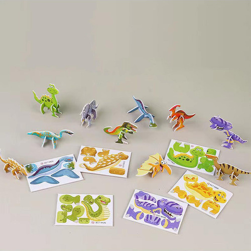 4 Set De Manualidades Para Armar Figuras 3d - 4 Piezas