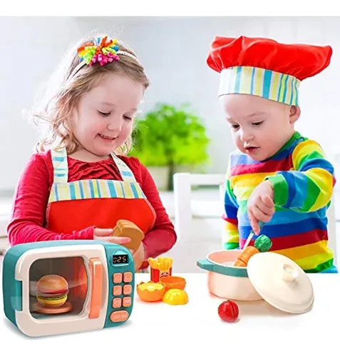 Juego De Juguetes De Cocina Para Microondas Con Piedra Bonit