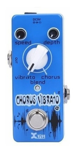 Pedal De Efecto Chorus Vibrato Para Guitarra Xvive V8 Cuota