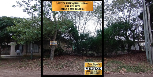 Calle 7 Esq 64 Mar Del Tuyú - Se Vende Lote Excelente - Sara Zapata Inmobiliaria