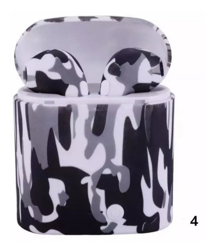 Imagen 4 de 4 de Audífonos Inalámbricos I7s Tws Bluetooh Camuflaje