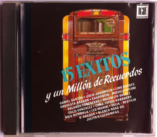 15 Exitos Y Un Millón De Recuerdos. Cd Original, Usado